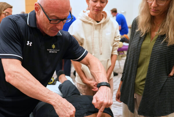 Dr. Michael Corradino teaching a Neuropuncture neuroscience acupuncture workshop