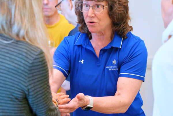 Dr. Tanja Brekke at a Neuropuncture workshop